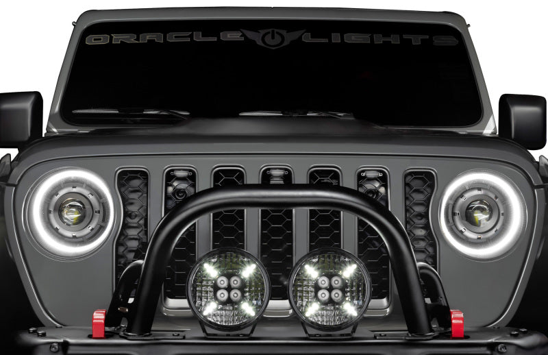 Oracle Lighting Universal Pre-Runner Style LED Grill Light Kit (New Style) - Amber with Tinted Lens for Jeep Wrangler