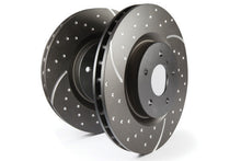 Load image into Gallery viewer, EBC 3GD Series Sport Slotted Front Rotors for Toyota Corolla and Pontiac Vibe (Part #ebcGD7110)