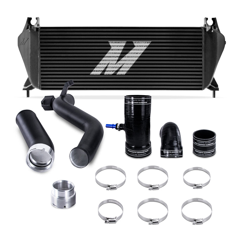 Mishimoto 2019-2023 Ford Ranger 2.3L EcoBoost Performance Intercooler Kit - Black & MWBK Pipes