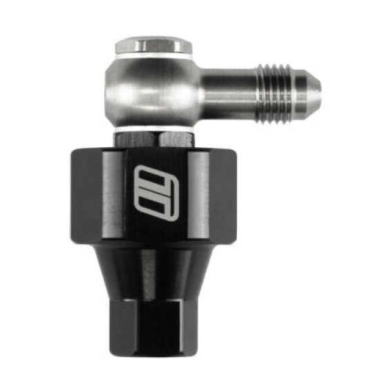 Turbosmart 44um 4AN Banjo Inlet with 4AN Female Outlet for Turbo Oil Filtration