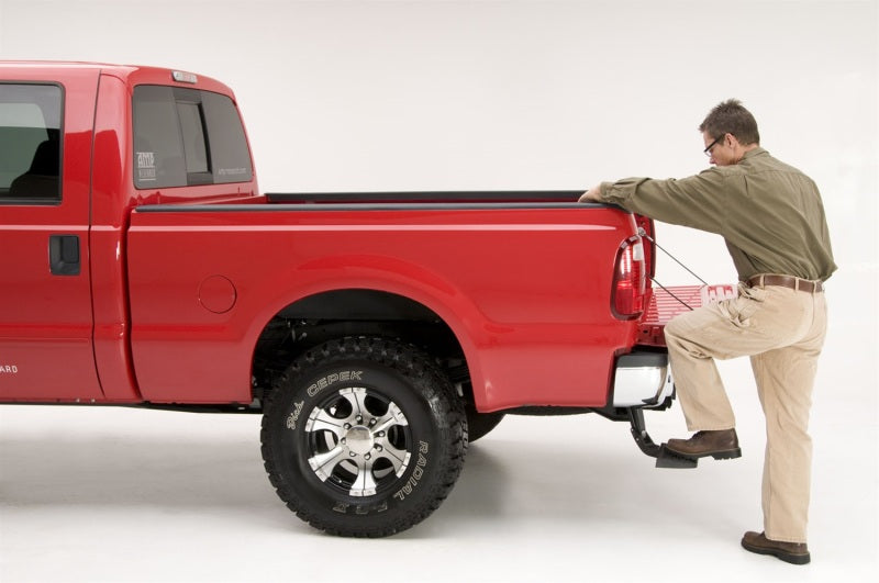 AMP Research BedStep Retractable Rear Bumper Access Step for 1999-2016 Ford F-250/F-350/F-450