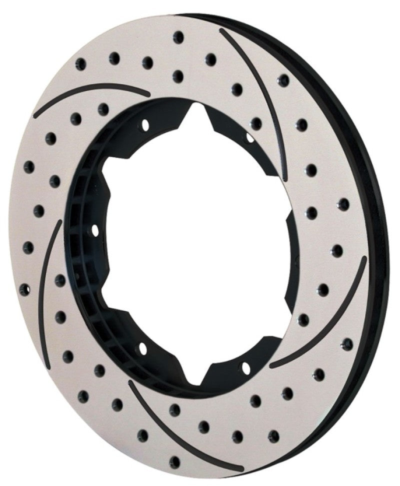 Wilwood Part Number SRP Drilled Performance Rotor with Black Finish - 11-inch Diameter, 6 on 6.25-inch Bolt Pattern