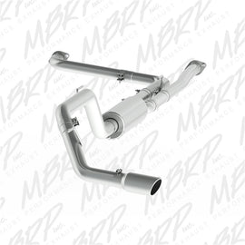 MBRP Armor Lite Series Cat Back Exhaust System for Nissan Titan XD 2016-2017, 4-inch Tip, Single Side Exit
