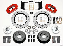 Load image into Gallery viewer, Wilwood Narrow Superlite 6R Front Hub Kit with 14-Inch Drilled Rotors for 1964-1973 Chevrolet and Buick Classics