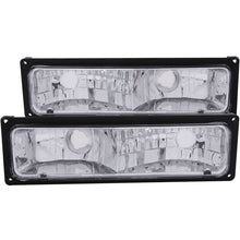 Load image into Gallery viewer, ANZO Euro Parking Light Assembly for Chevrolet C1500 and GMC R2500, Black Housing Pair