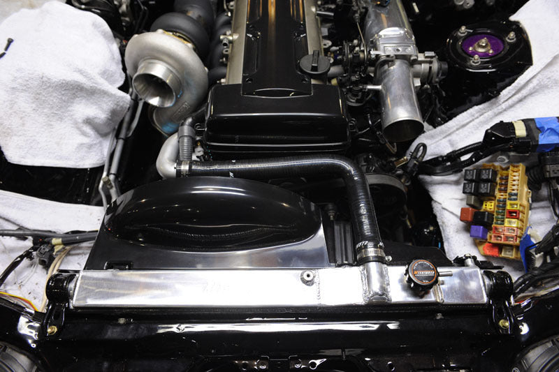 Mishimoto 1993-1998 Toyota Supra Aluminum Radiator - Performance Dual Core Upgrade