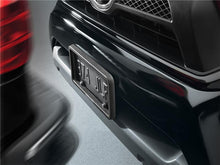Load image into Gallery viewer, WeatherTech BumpFrame License Plate Frame, Black Satin Textured Finish, Part wet8ALPBF1