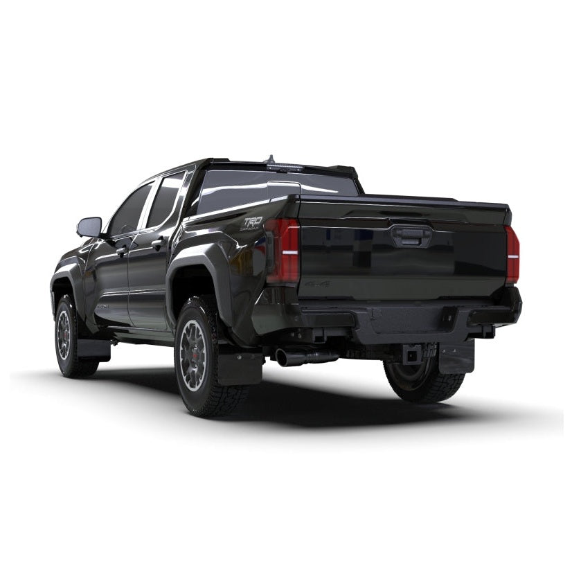Rally Armor UR Series Black Mud Flaps with Red Logo for 2024 Toyota Tacoma