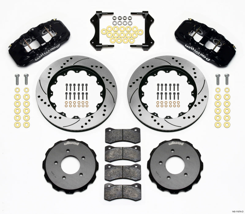 Wilwood AERO6 Front Hat Kit 14.00 for BMW E46 (1999-2006) - High-Performance Brake Upgrade