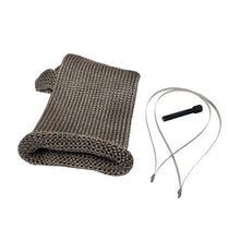 Load image into Gallery viewer, DEI Titanium Exhaust Wrap Sleeve 3-Inch Diameter, 12 Inches Long with Ties and Tool