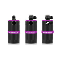 Load image into Gallery viewer, Mishimoto Universal Baffled Oil Catch Can - Purple for Automotive Performance