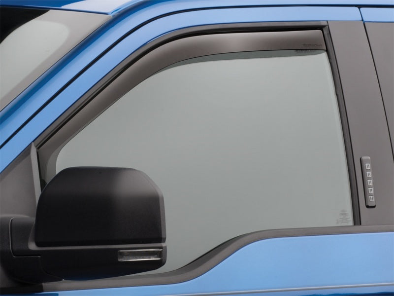 WeatherTech Front Side Window Deflectors for Ford F-150 (2015-2016) * Dark Smoke Part #wet80765