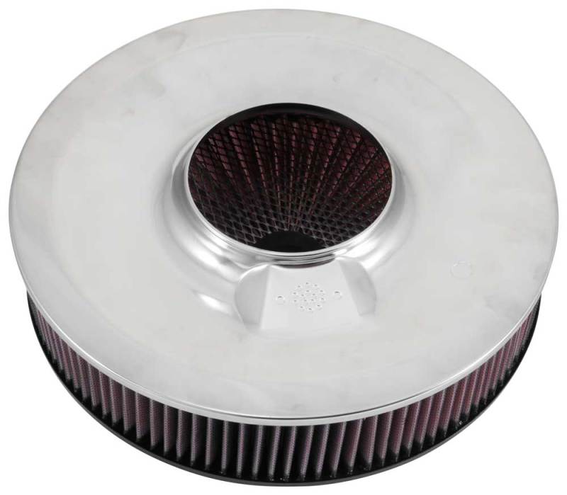 K&N Engineering X-Stream Top Assembly for Automotive Air Intake - 14 inch OD, 5.125 inch Neck Flange, 4.62 inch Height with Vent