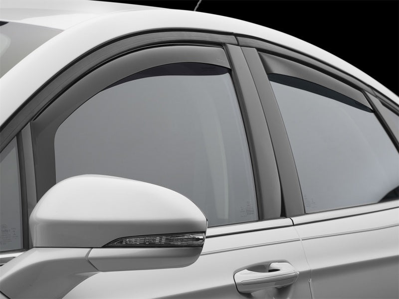 WeatherTech Part WET82732 Dark Smoke Side Window Deflectors for Ford Fusion (2013-2015)