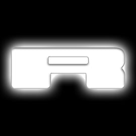 ORACLE Lighting Universal Illuminated LED Letter Badge – Matte White Finish – Part Number ORL3140-R-001