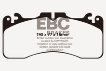 Load image into Gallery viewer, EBC Yellowstuff Front Brake Pads for Lexus LS460 and RC F * High-Performance Street and Track Use