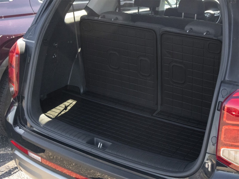 WeatherTech SeatBack Cargo Liner HP for 2020-2022 Hyundai Palisade, Behind 2nd Row, Black - Part 401730IM