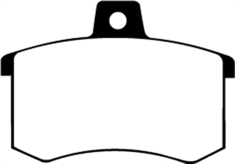 EBC Redstuff Ceramic Low Dust Rear Brake Pads for Audi 1991-1998 and Alfa Romeo 164 2.0 Turbo
