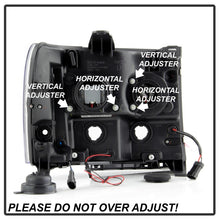 Load image into Gallery viewer, Spyder GMC Sierra 1500/2500/3500 2007-2013 Denali Black LED Projector Headlights (Part No. PRO-YD-GS07V2PL-BK)