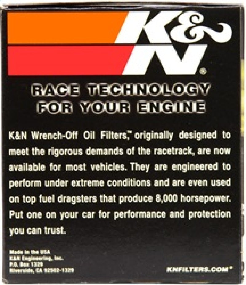 K&N Engineering KNNHP-2004 Premium Gold Oil Filter for Select Vehicles