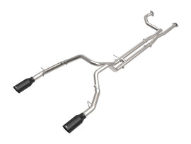 aFe Vulcan Series 3-Inch Stainless Steel Cat-Back Exhaust System with Black Tips for Ram 1500 TRX 2021-2024