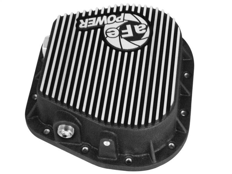 aFe Power Pro Series Differential Cover for Ford F-150 1997-2023 with Machined Fin Design and 4 Quarts Gear Oil
