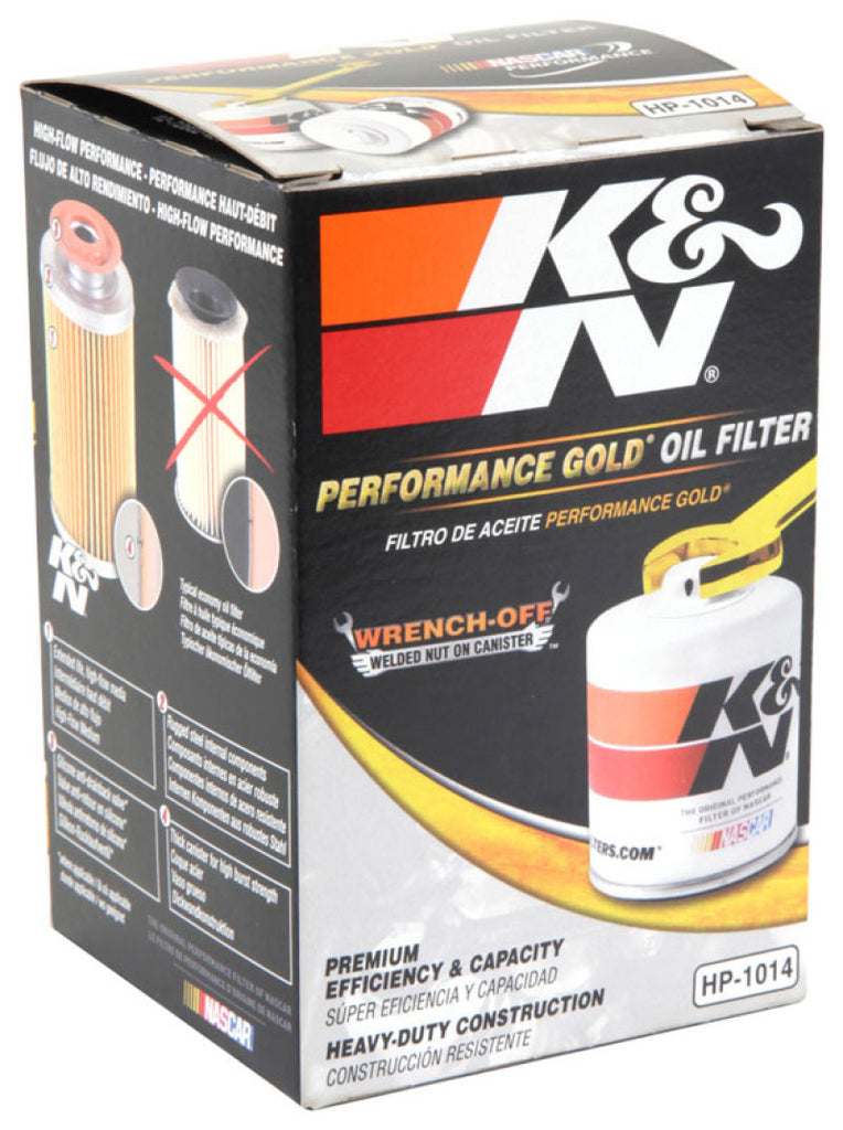 K&N Engineering Part Number KNNHP-1014 Premium Oil Filter for Land Rover LR3