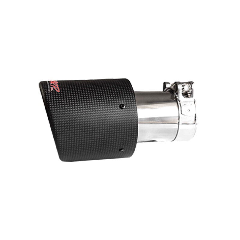 MBRP Universal Carbon Fiber Exhaust Tip – 4 Inch Outlet, 2.5 Inch Inlet, 7.7 Inch Length