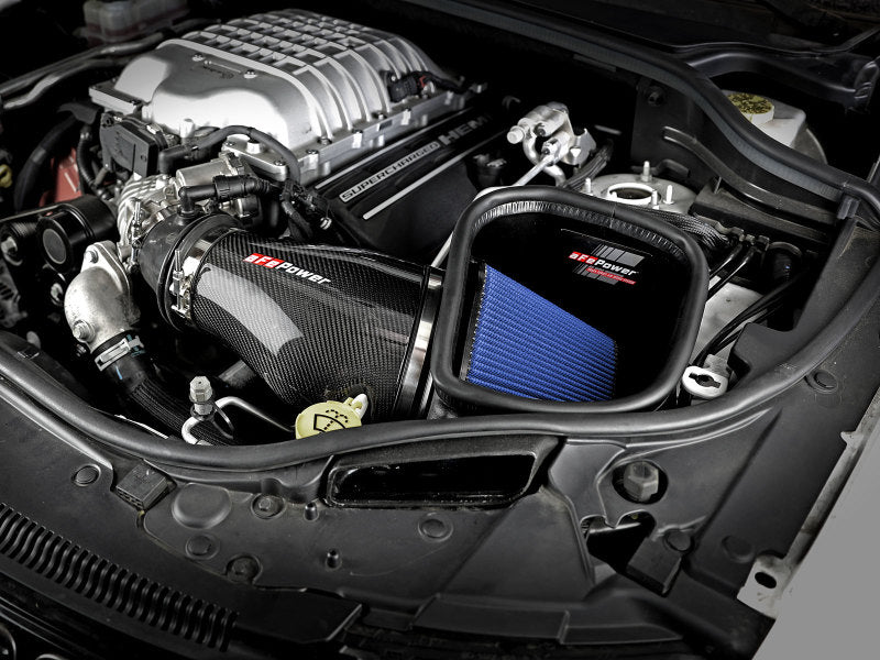 aFe Track Series Carbon Fiber Pro 5R Air Intake System for 2018 Jeep Grand Cherokee Trackhawk (WK2) V8-6.2L Supercharged