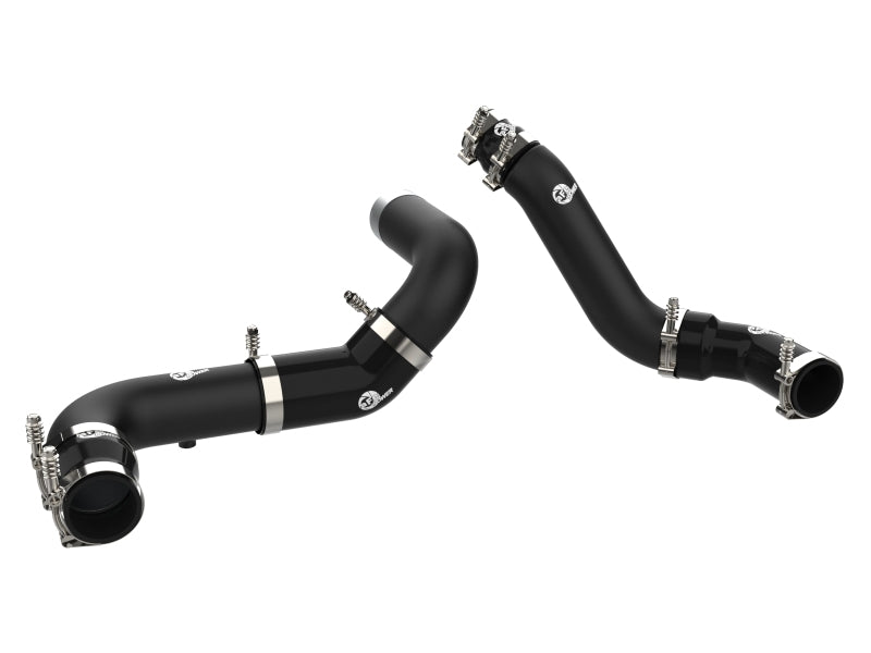 aFe BladeRunner 2.5 & 3 Inch Aluminum Hot and Cold Charge Pipe Kit for Ram 1500 (2016-2019) - Black