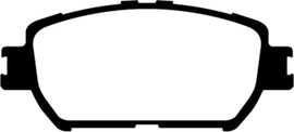 EBC Redstuff Ceramic Low Dust Brake Pads for Toyota Camry & Lexus GS300 - Part Number EBCDP31642C