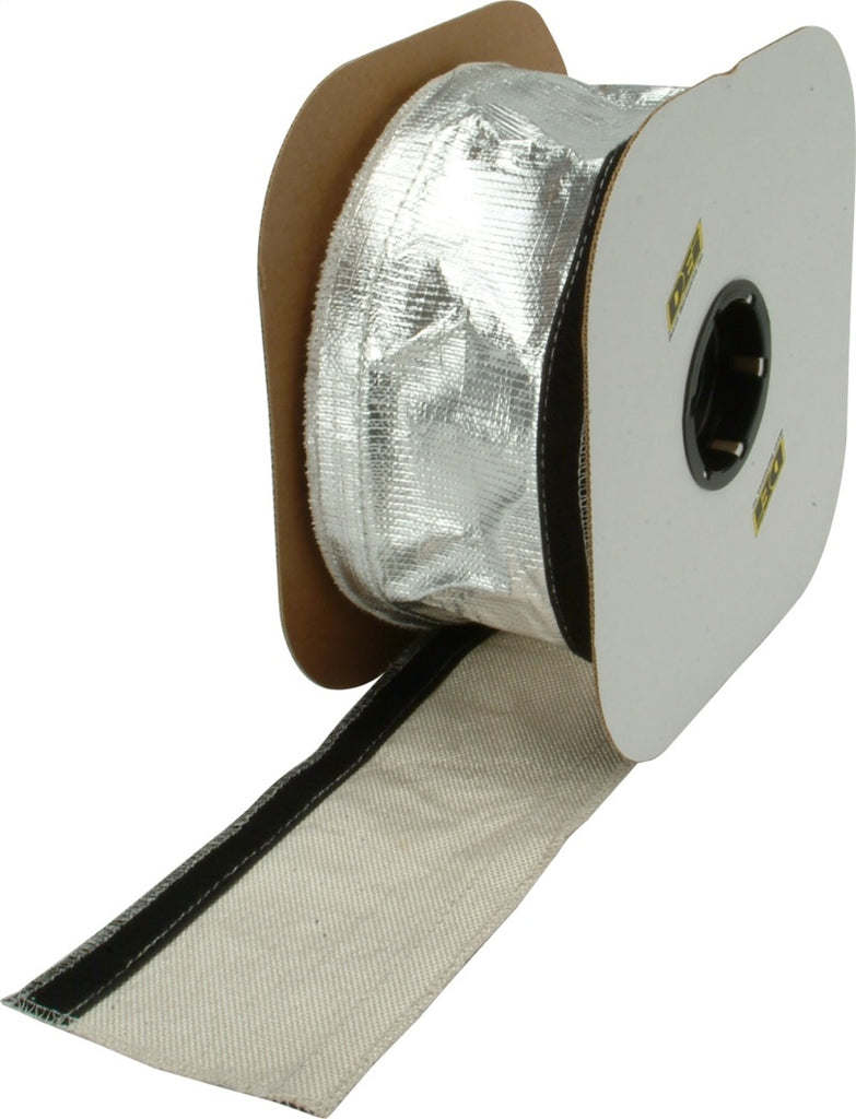DEI Heat Shroud 2-1/2 inch x 50 ft Spool with Hook & Loop Closure - Aluminum Sleeving for Heat and Abrasion Protection