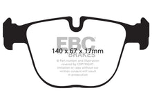 Load image into Gallery viewer, EBC Yellowstuff Rear Brake Pads for BMW X5 and X6 * High-Performance Street and Track Use