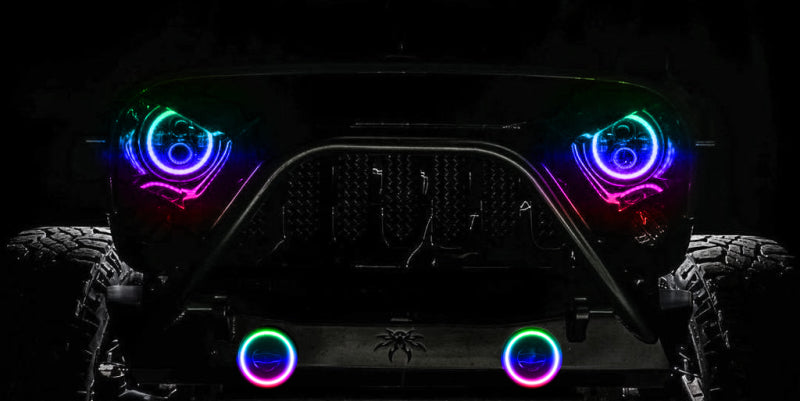 Oracle Jeep Wrangler JK/JL/JT High Performance W LED Fog Lights with ColorSHIFT Dynamic - 3000 Lumens