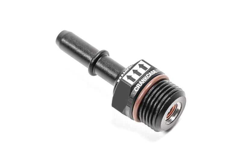 Radium Engineering 10AN ORB to 10mm SAE Male Crankcase Ventilation Valve - Automotive Oil Catch Can Accessory