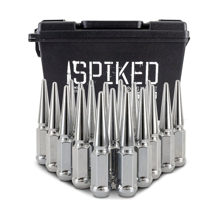 Mishimoto Steel Spiked Lug Nuts M12x1.5 – 20-Piece Chrome Set for BMW Z3