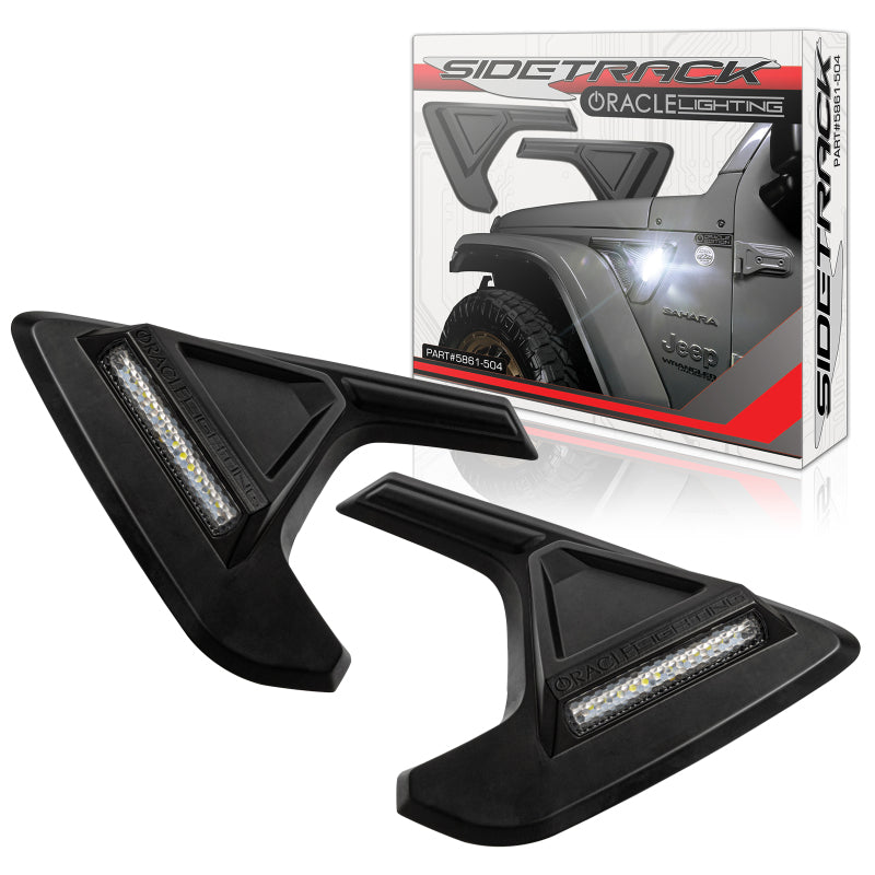 Oracle Lighting Sidetrack LED System for Jeep Wrangler JL and Gladiator JT - Stylish Tactical Body Cladding Upgrade