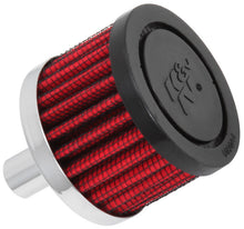 Load image into Gallery viewer, K&amp;N Engineering Crankcase Vent Filter Part #62-1010 - 1/2 inch Diameter with Steel Base for Classic and Racing Engines