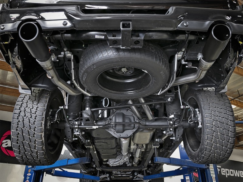 aFe MACH Force-Xp 3-inch Stainless Steel Cat-Back Exhaust System for 2019-2020 Dodge Ram 1500 V8-5.7L with Dual Black Tips