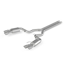 Load image into Gallery viewer, MBRP Armor Pro Series 3-inch Dual Split Rear Cat Back Exhaust System for Ford Mustang 2018-2022
