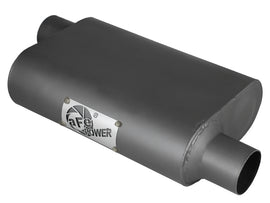 aFe Scorpion Replacement Aluminum Steel Muffler with 2-1/2-Inch In/Out Offset/Offset Design