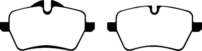 EBC Greenstuff 2000 Series Sport Brake Pads for Mini Cooper Countryman - Front Set, Part Number EBCDP21789