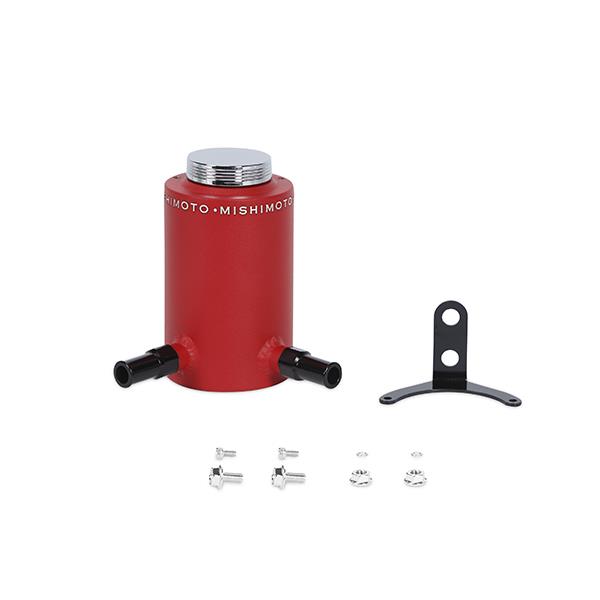 Mishimoto Aluminum Power Steering Reservoir Tank - Wrinkle Red Finish, Part No. misMMRT-PSAWRD