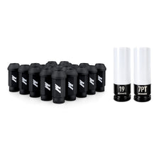 Load image into Gallery viewer, Mishimoto Steel Locking Lug Nuts M14x1.5 20-Piece Set, Black – MMLG-M14-20LBK