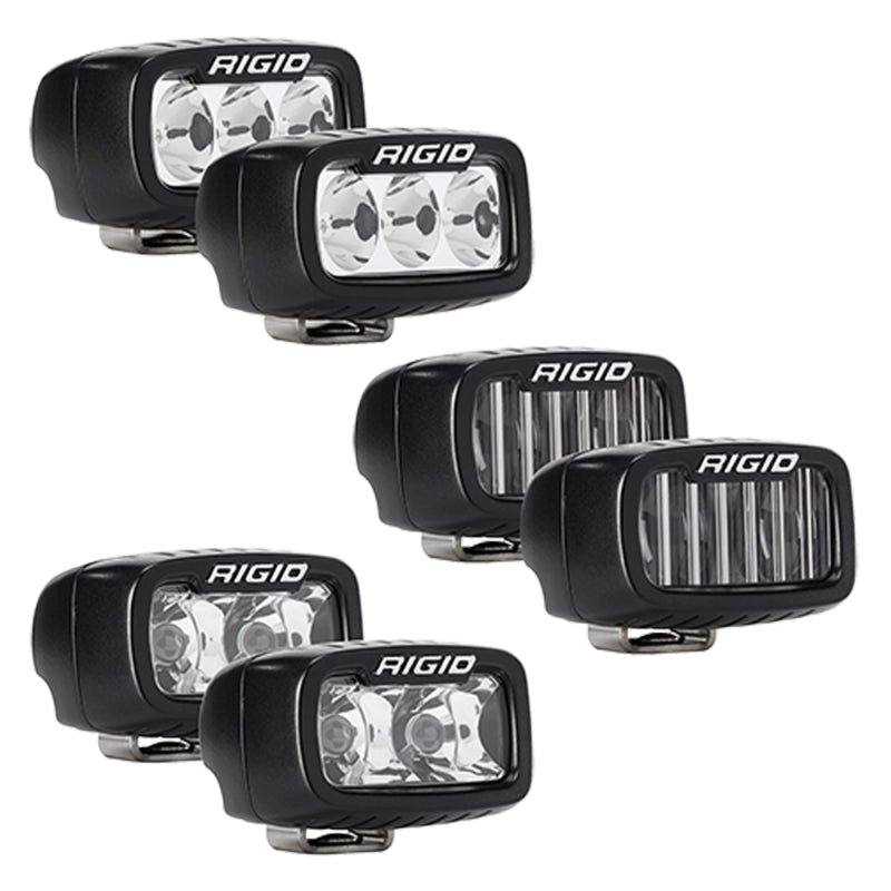 Rigid Industries Ford Modular Bumper Triple SR-M Fog Light Kit for 2021+ Ford Bronco