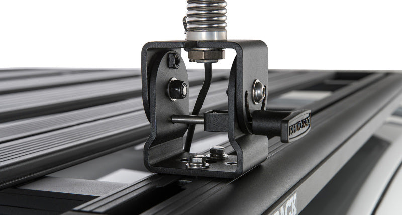 Rhino-Rack Pioneer Folding Aerial Bracket Part Number RHR43196 for Versatile Antenna Mounting