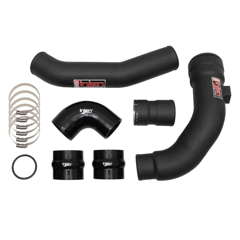 Injen V8-6.7L Turbo Diesel Intercooler Piping Kit for Ford F-250/F-350 (2017-2022) – Wrinkle Black