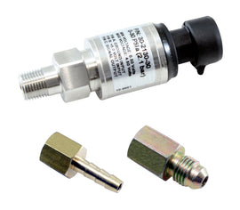 AEM 2 Bar MAP and 30 PSIA Stainless Steel Pressure Sensor Kit with 1/8-Inch NPT Fittings