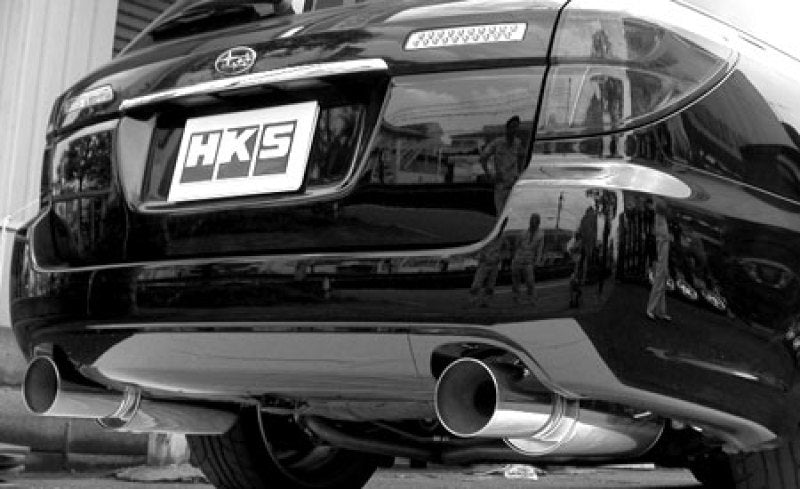 HKS Silent Hi-Power Dual Exhaust System for 2005-2007 Subaru Legacy GT (JDM Model) - Part #HKS31019-AF019