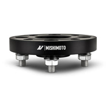 Load image into Gallery viewer, Mishimoto 4x100 Wheel Spacers for Honda Civic and Prelude – 15mm Thickness, Black Anodized, M12x1.5 Studs